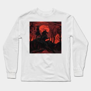 Halloween Monsters 5 - Headless Horseman Long Sleeve T-Shirt